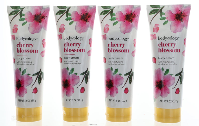 Cherry Blossom by Bodycology, 4 Pack 8oz Moisturizing Body Cream women