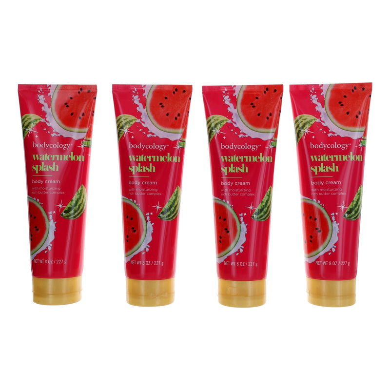 Watermelon Splash by Bodycology, 4 Pack 8oz Moisturizing Body Cream women