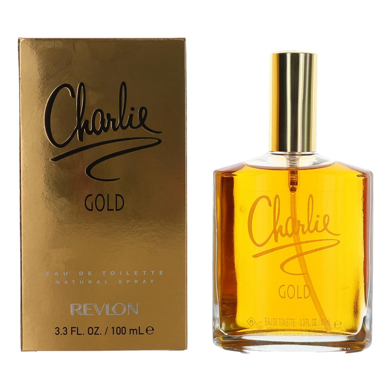 Charlie Gold by Revlon, 3.4 oz EDT Spray for women