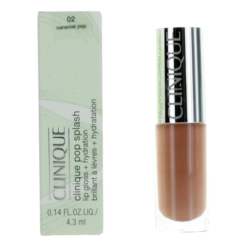 Clinique Pop Splash by Clinique, .14 oz Lip Gloss + Hydration- 02 Caramel Pop