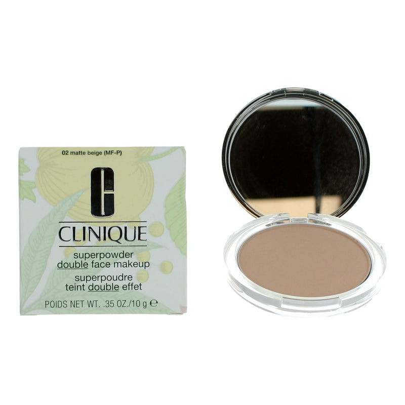 Clinique Superpowder Double Face Makeup by Clinique, .35 oz Face Powder- 02 Matte Beige