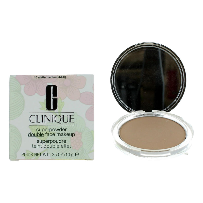 Clinique Superpowder Double Face Makeup by Clinique, .35 oz Face Powder- 10 Matte Medium