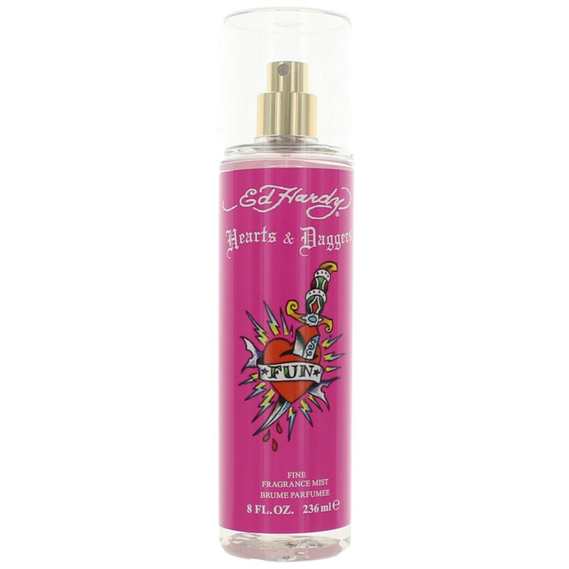 Ed Hardy Hearts & Daggers by Christian Audigier, 8oz Fine Fragrance Mist women