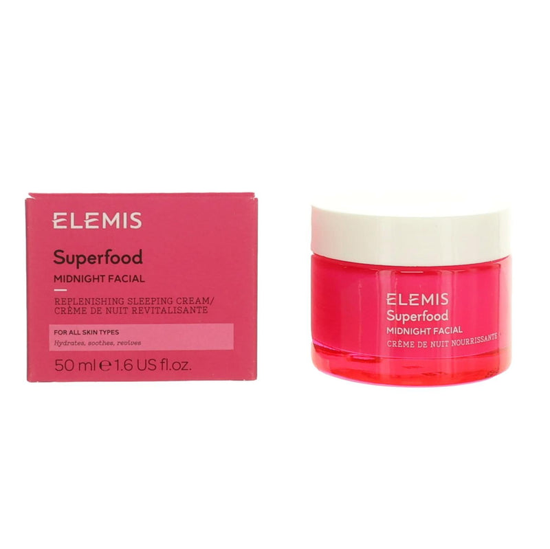 Elemis Superfood Midnight Facial by Elemis, 1.6oz Replenishing Sleeping Cream