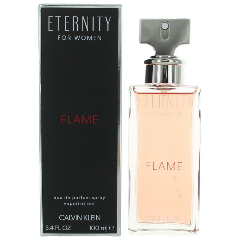 Eternity Flame by Calvin Klein, 3.4 oz EDP Spray for Women