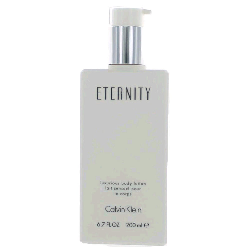 Eternity by Calvin Klein, 6.7 oz Body Lotion for Women with Pump