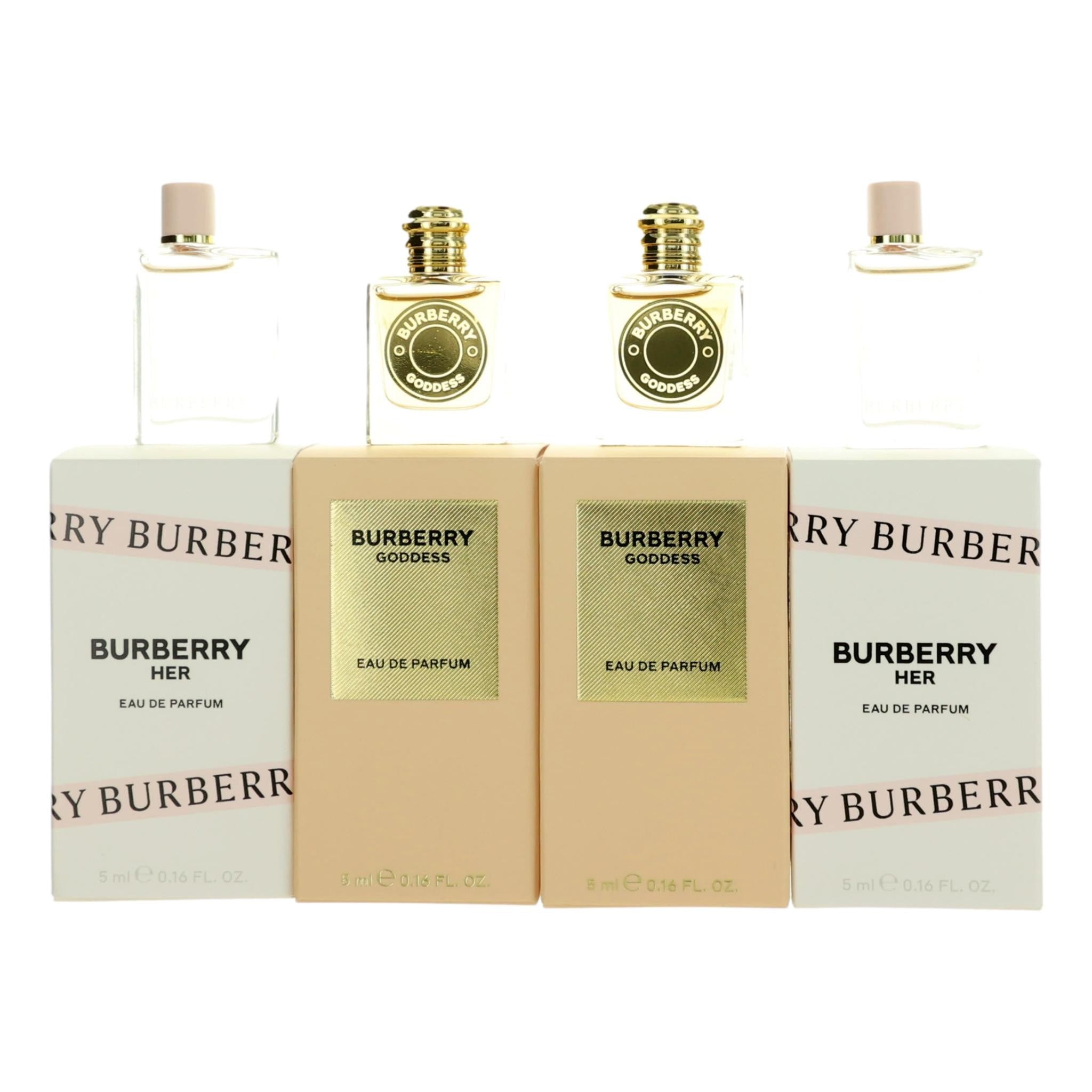 Burberry by Burberry, 4 Piece Variety Gift Set for Women