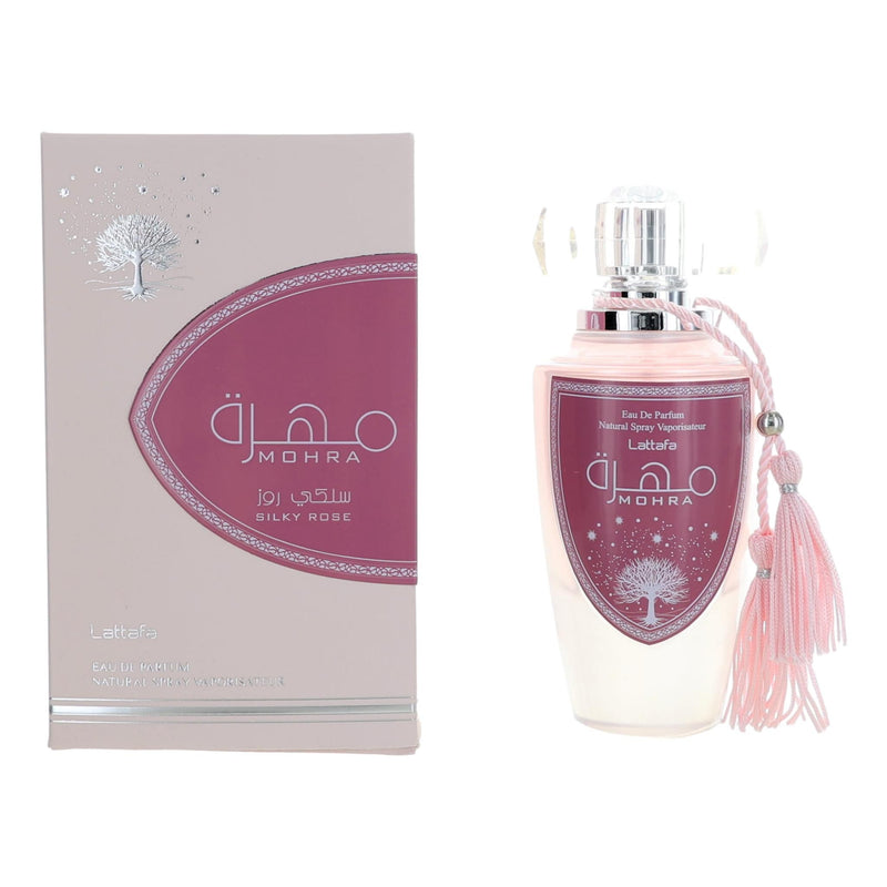 Mohra Silky Rose by Lattafa, 3.4 oz EDP Spray for Women