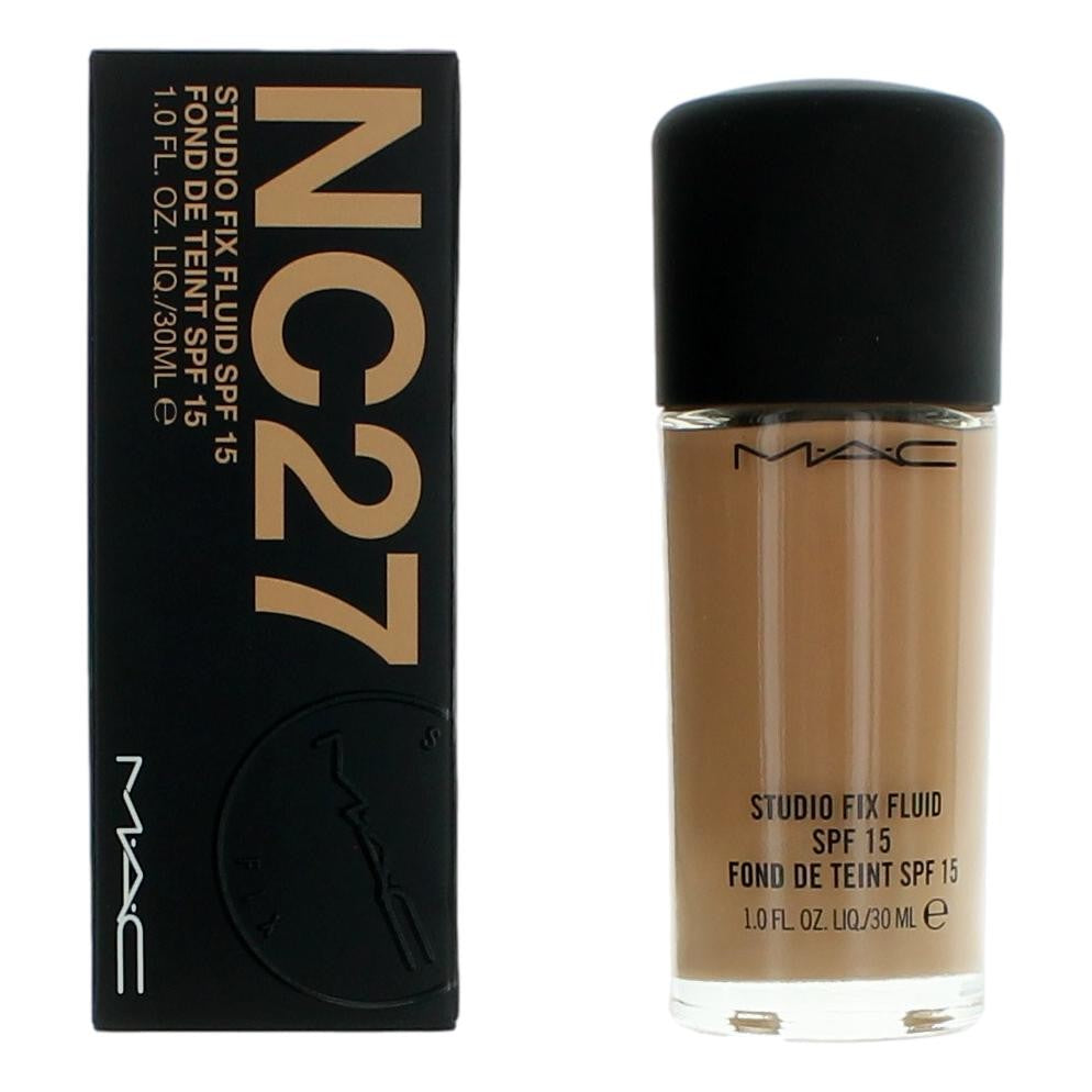MAC Studio Fix Fluid by MAC, 1 oz Foundation SPF15- NC27