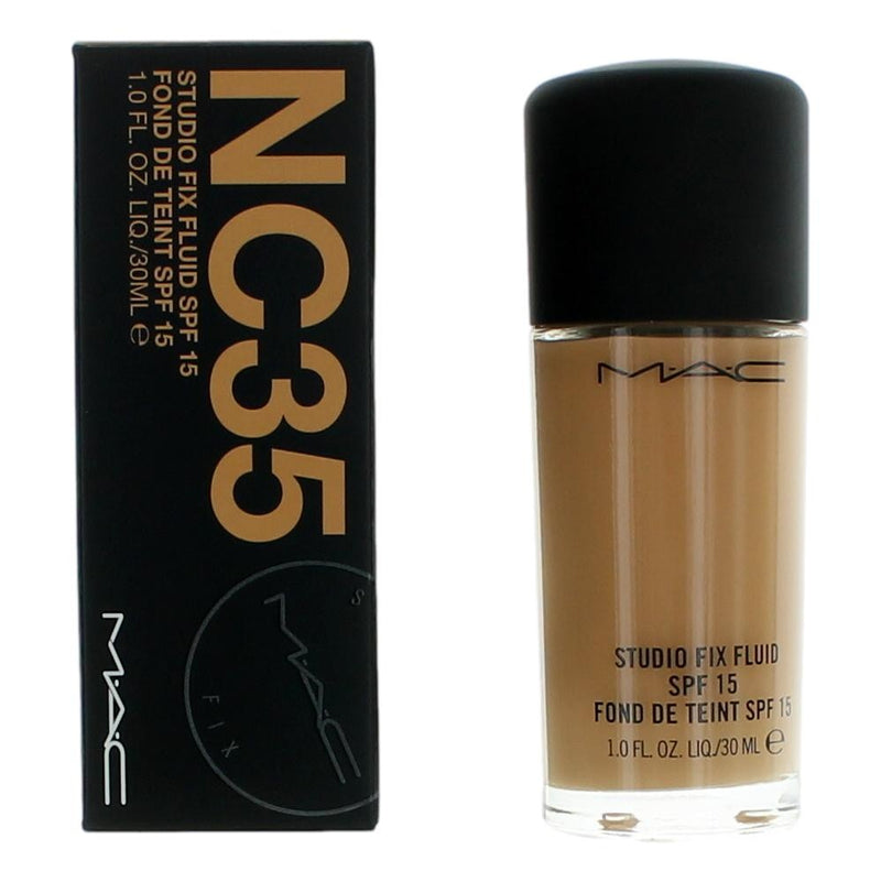 MAC Studio Fix Fluid by MAC, 1 oz Foundation SPF15 - NC35