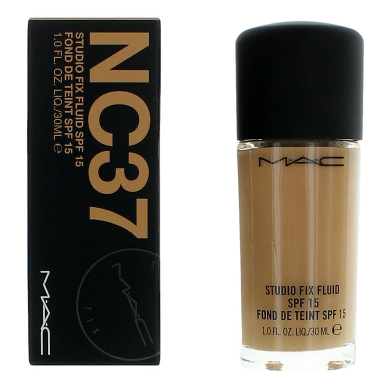 MAC Studio Fix Fluid by MAC, 1 oz Foundation SPF15 - NC37