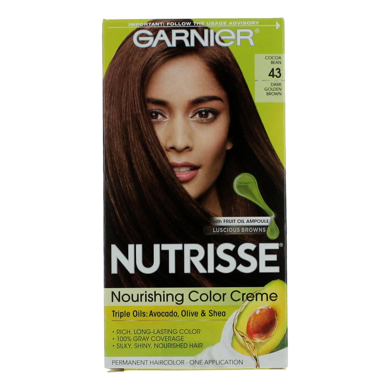 Garnier Hair Color Nutrisse Coloring Creme by Garnier, Hair Color- Cocoa Bean 43