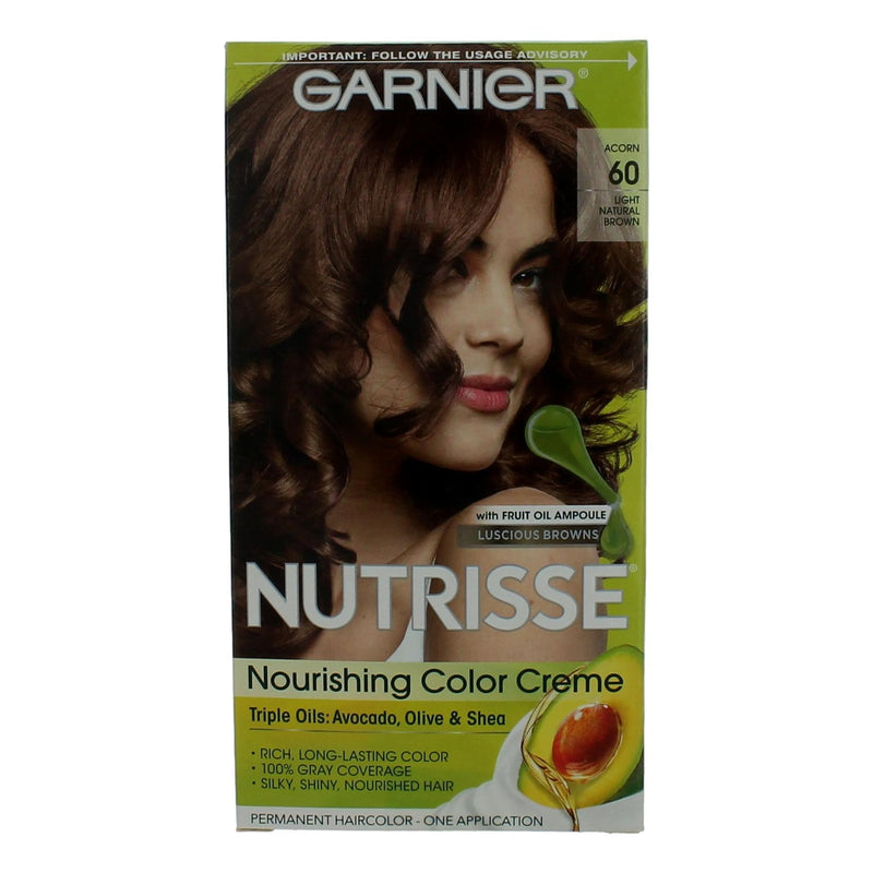 Garnier Hair Color Nutrisse Coloring Creme by Garnier, Hair Color- Acorn 60