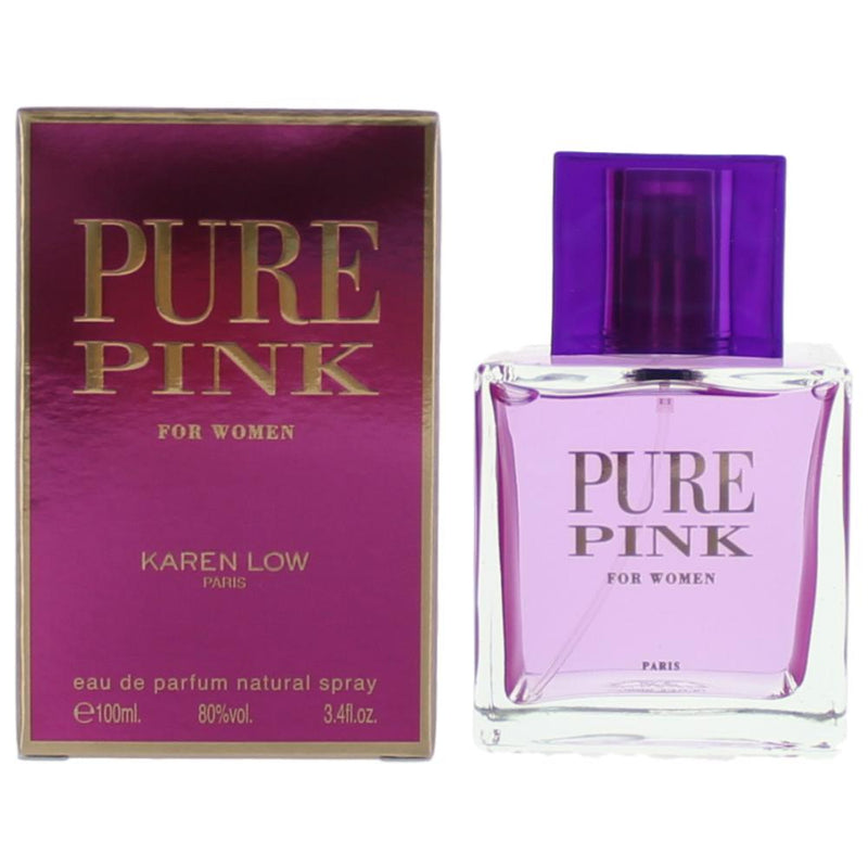 Pure Pink by Karen Low, 3.4 oz EDP Spray for Women