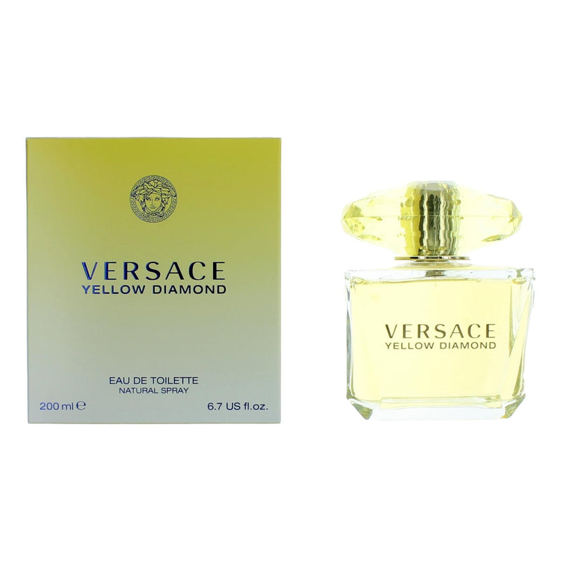 Versace Yellow Diamond by Versace, 6.7 oz EDT Spray for Women