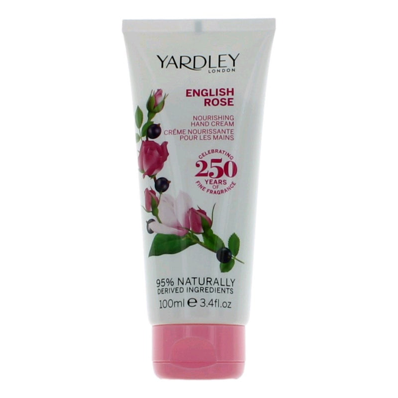 Yardley English Rose by Yardley of London, 3.4oz Nourishing Hand Cream women