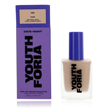 Date Night by Youthforia, 1.18 oz Skin Tint Serum Foundation- 120 Fair
