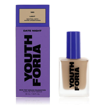 Date Night by Youthforia, 1.18 oz Skin Tint Serum Foundation- 180 Light
