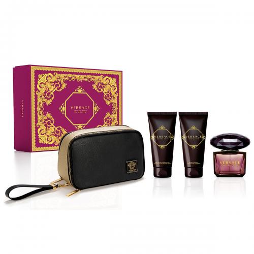 Versace Crystal Noir 4 Piece Gift Set