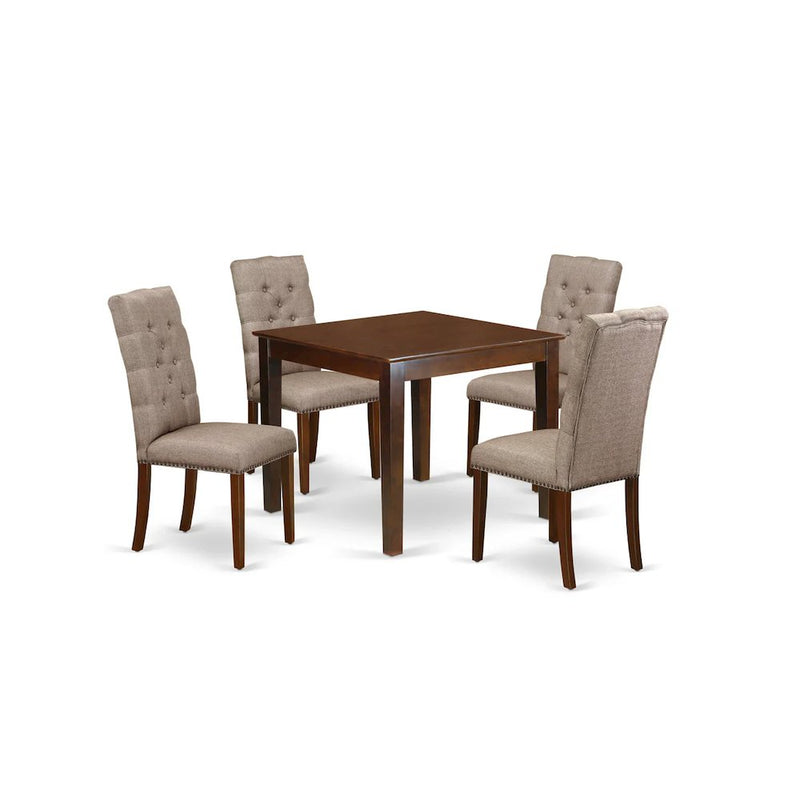 Dining Room Set Mahogany, OXEL5-MAH-16