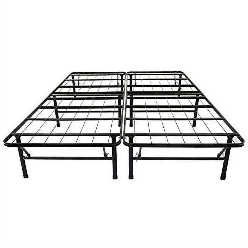 Queen size Black Metal Platform Bed Frame