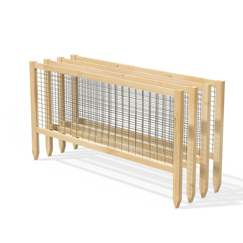 4 Pack Cedar Garden Trellis Set - 45 x 23.5 inch Each - Made in USA