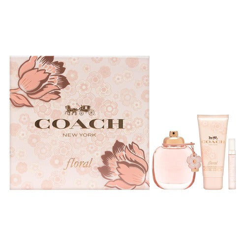 Coach Floral 3 Piece Gift Set