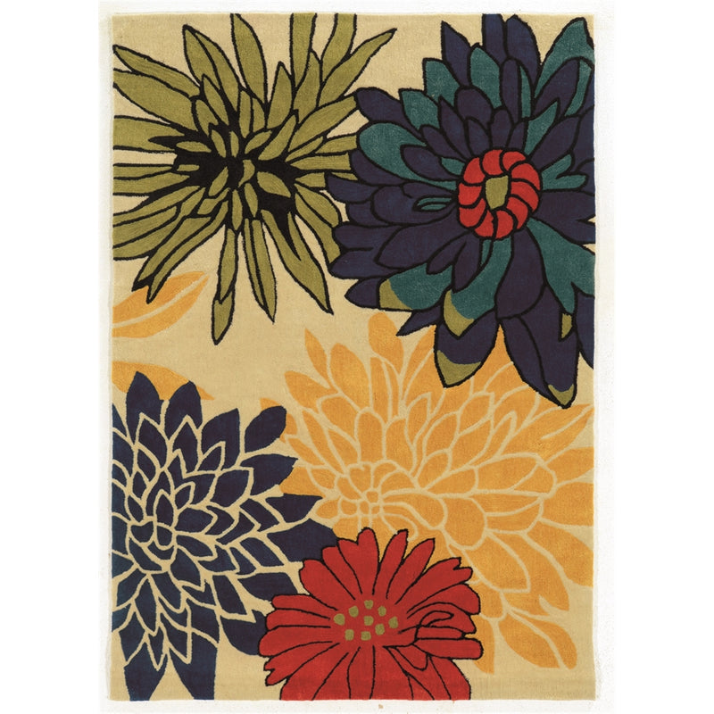 Trio Mum Ivory & Multi 8x10, Rug