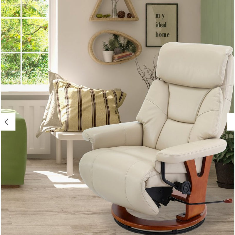 Relax-R™ Bishop Recliner Cobblestone Air Leather