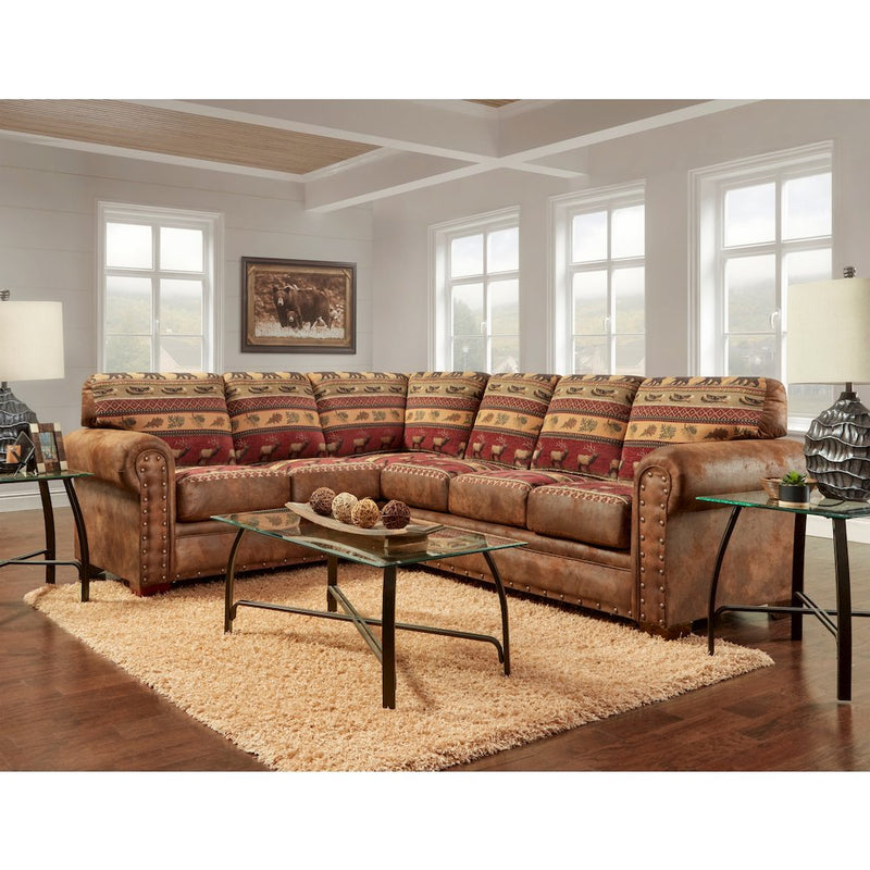 Sierra Lodge Two Piece Sectional Sofa