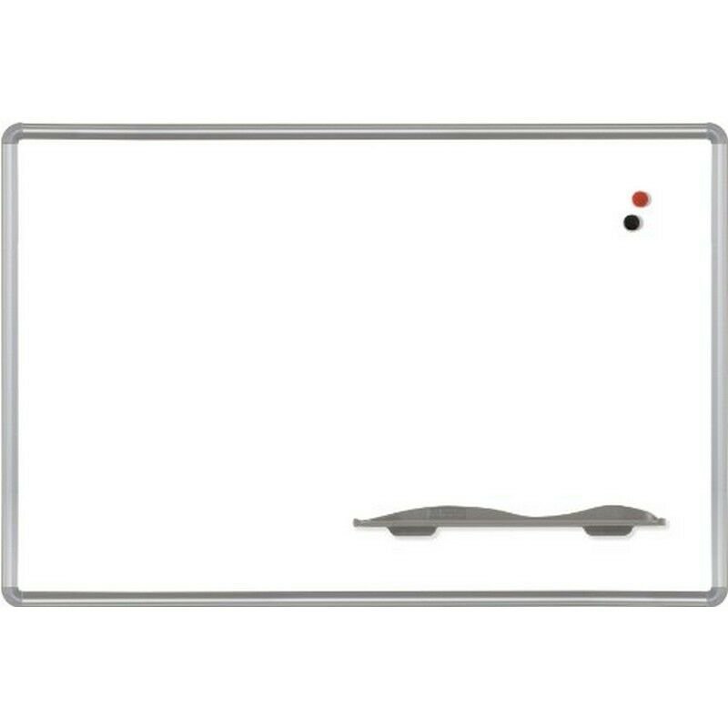 Best-Rite Porcelain Dry Erase Board, 48x36, Silver Aluminum Frame