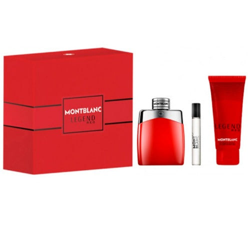 Mont Blanc Legend Red 3 Piece Gift Set