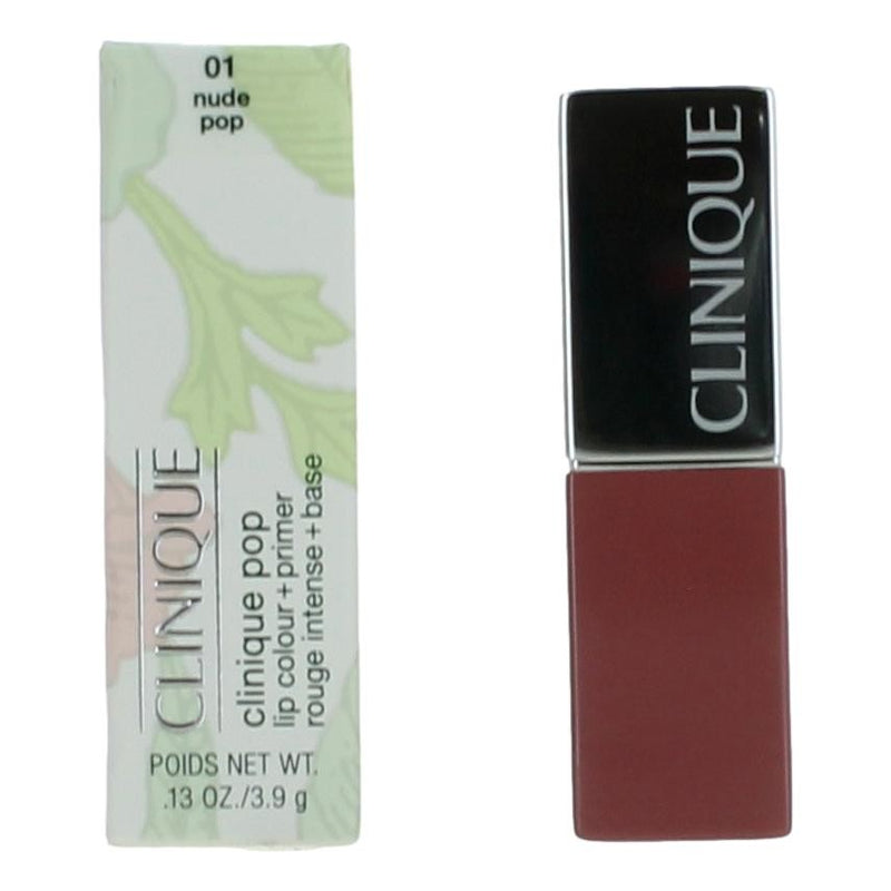 Clinique Pop by Clinique, .13 oz Lip Colour + Primer- 01 Nude Pop