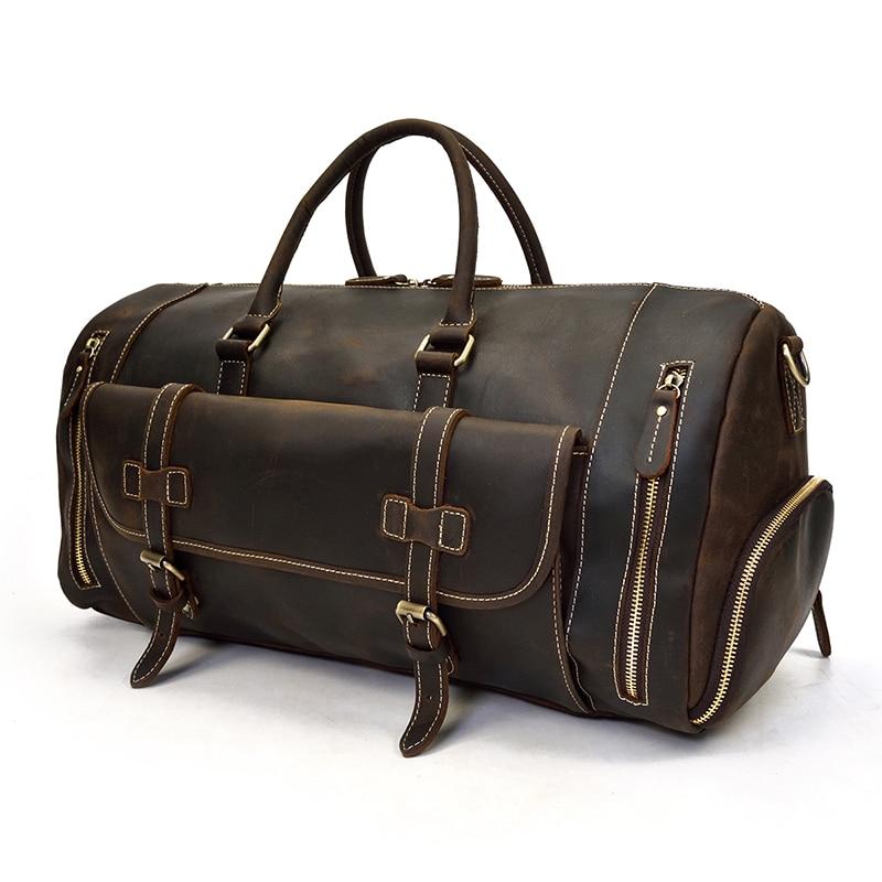 The Bard Weekender | Handmade Leather Duffle Bag