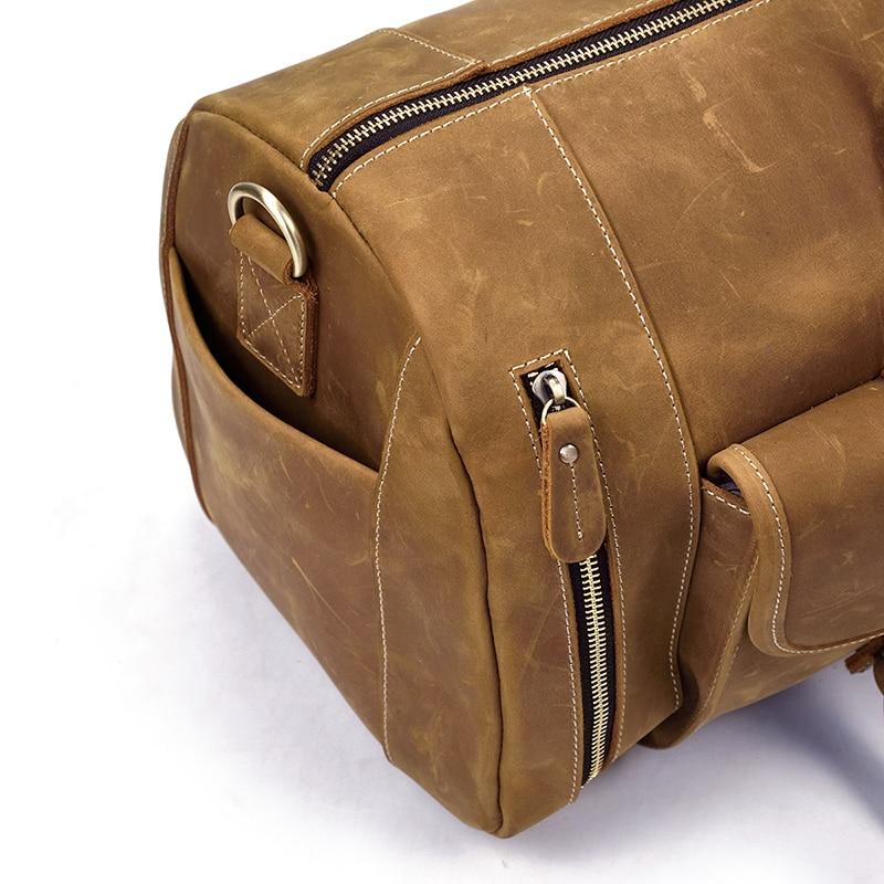 The Bard Weekender | Handmade Leather Duffle Bag