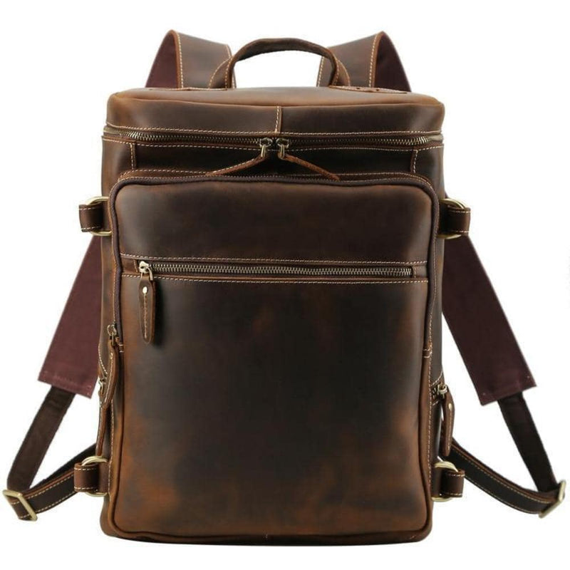 The Raoul Backpack | Handmade Vintage Leather Backpack