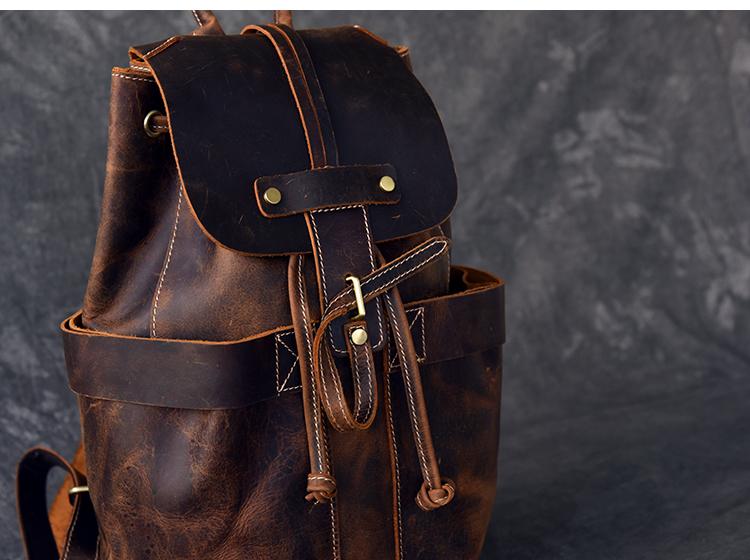 The Olaf Rucksack | Vintage Leather Travel Backpack