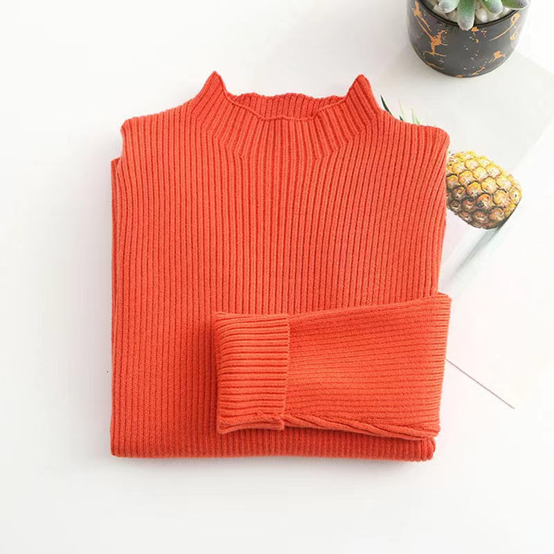 Kids Solid New Arrival Knit Sweater