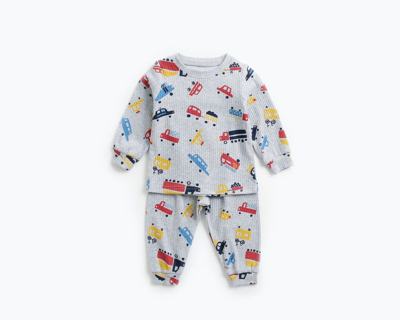 Baby 2pcs Cartoon Graphic Soft Cotton Shirt Combo Pants Sets Tracksuit