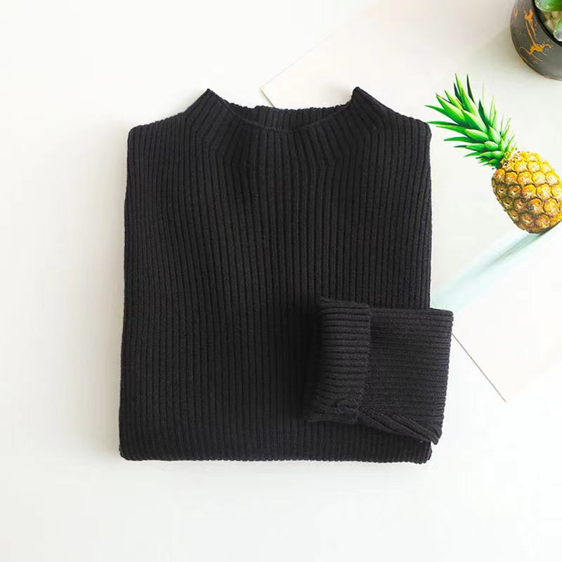 Kids Solid New Arrival Knit Sweater