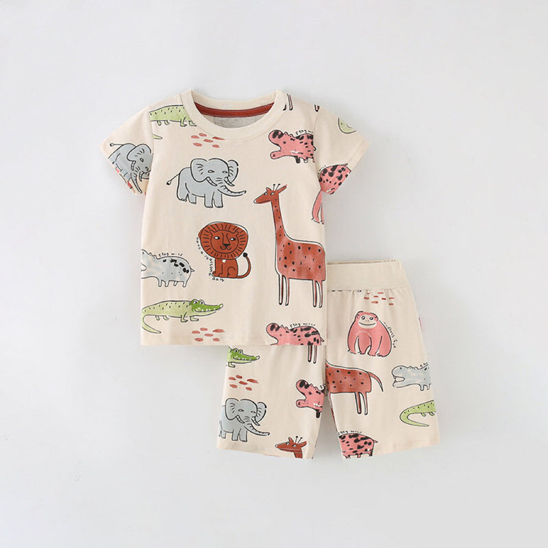 Baby Boy Print Pattern Casual 2023 Fashion Clothing Sets