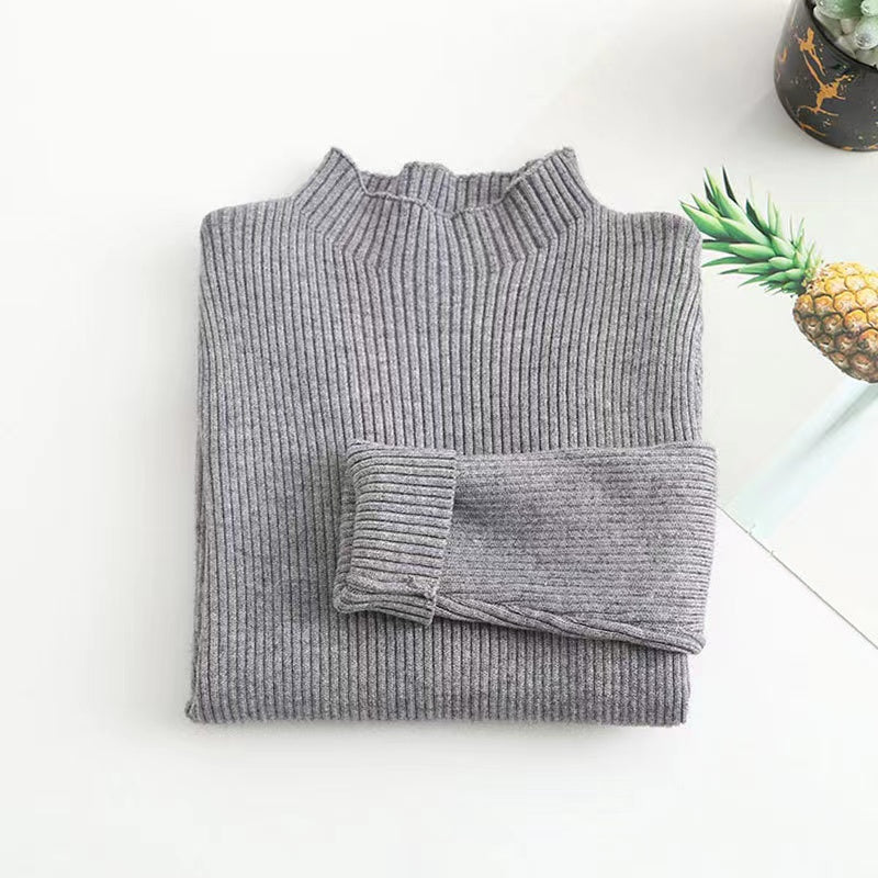 Kids Solid New Arrival Knit Sweater