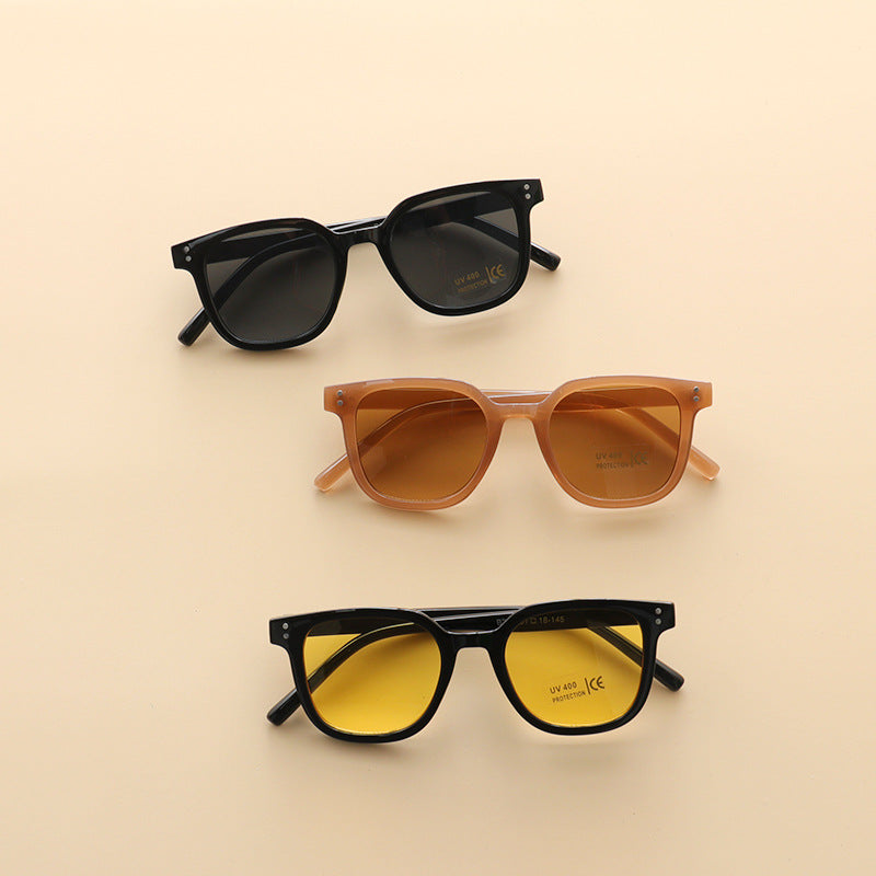 Kids Boy And Girl Simple Style Fashion Sunglasses Decoration