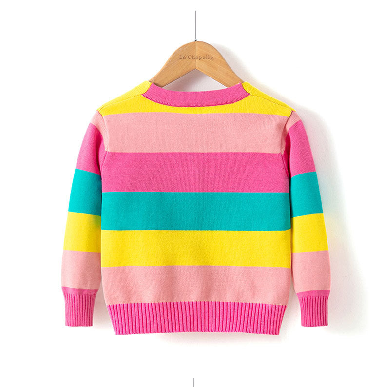 Todder Girls Rainbow Cardigan Pattern