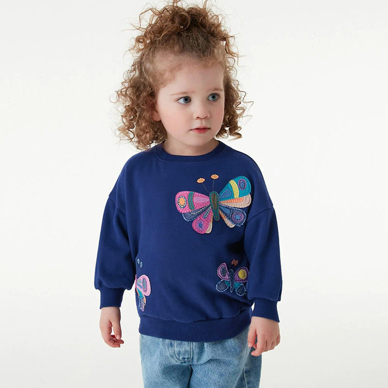 Butterfly Pattern Soft Cotton Autumn Hoodie