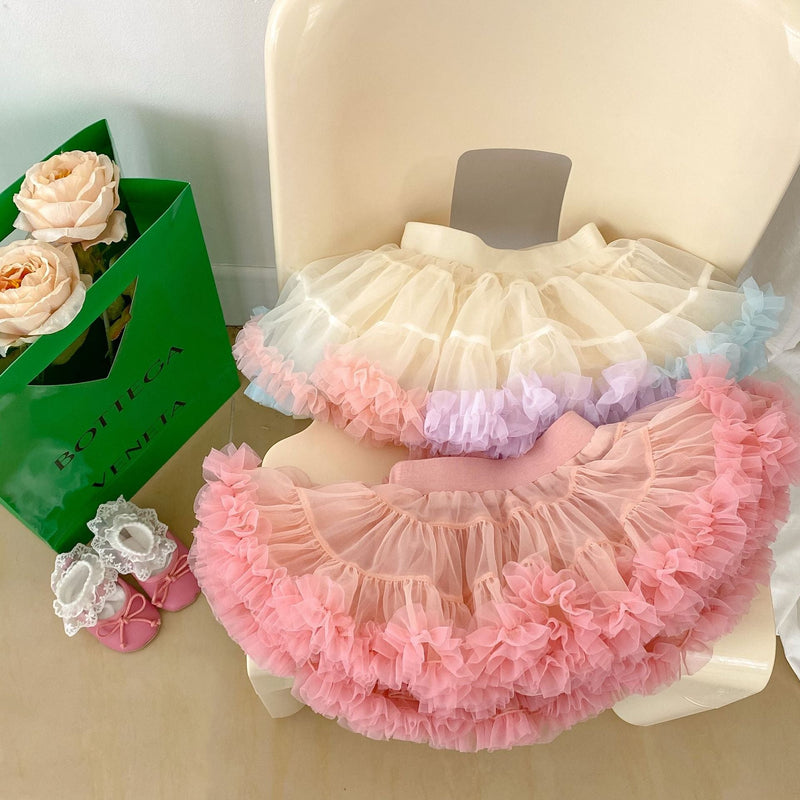 Baby Girl Colorful Tutu Skirt Breathable Skirt