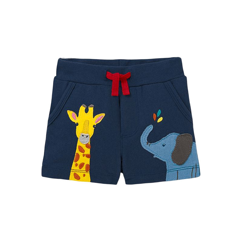 Baby Boys Animals Cartoon Pattern Soft Cotton Casual Style Shorts