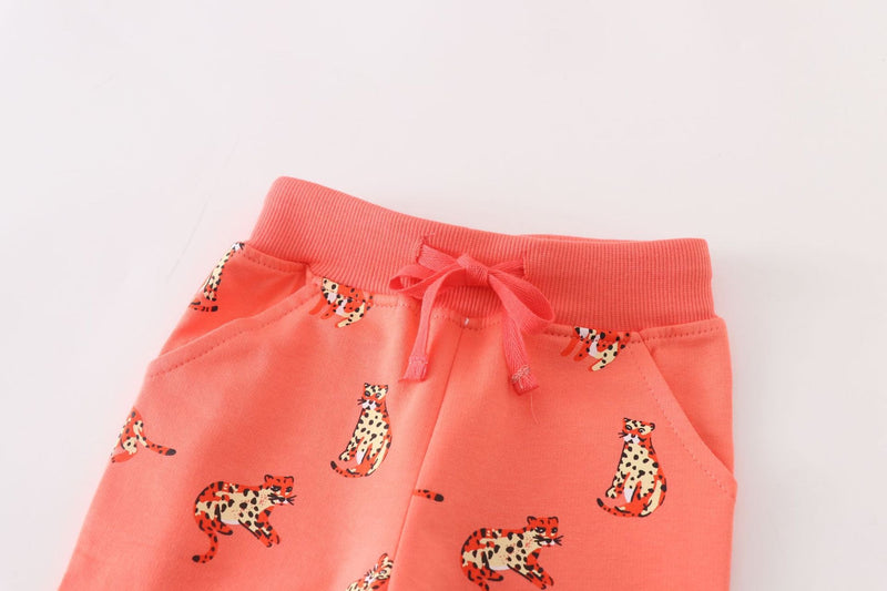 Baby Boy Cartoon Animal Pattern Soft Cotton Trousers