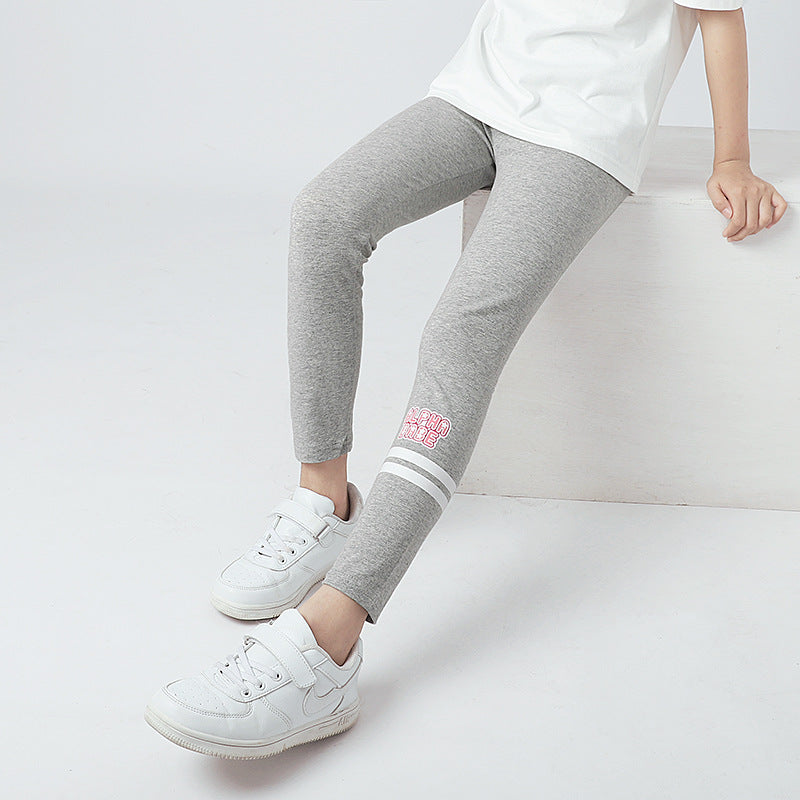 Autumn Baby Girl Breathable Elastic Leggings