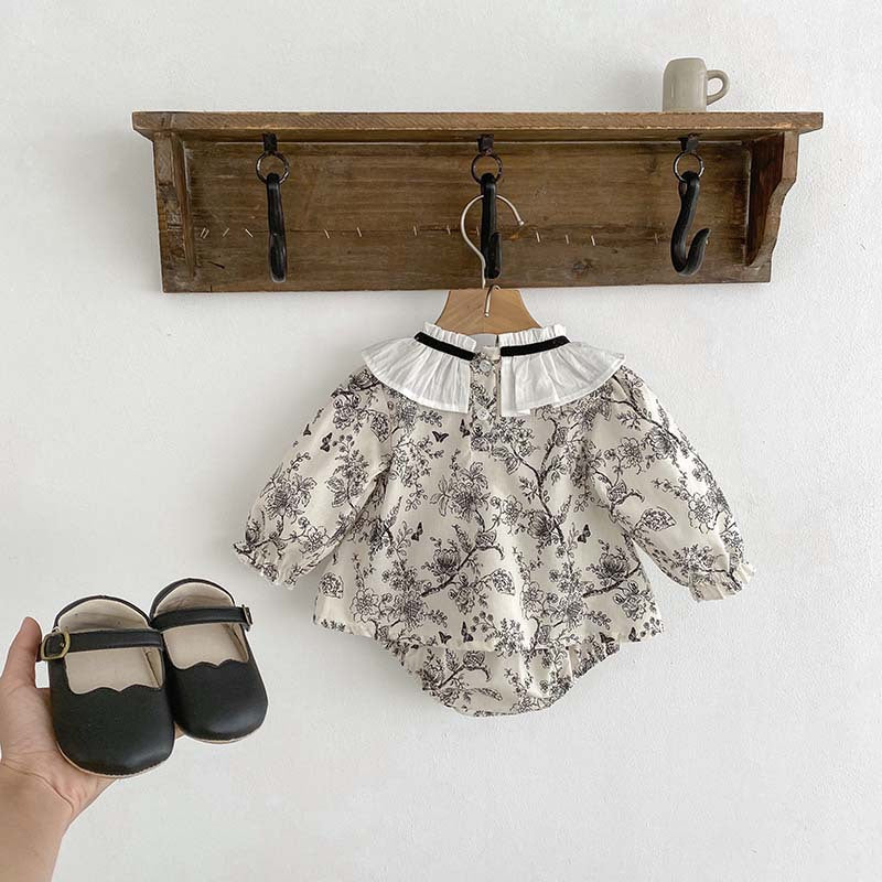 New Arrival For Spring: Floral Painting Pattern Top And Shorts Set